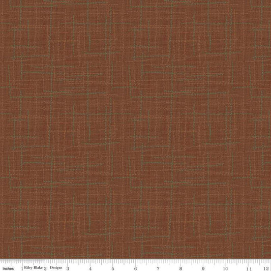 Fat Quarter End of Bolt - SALE Grasscloth Cottons C780 Foliage - Riley Blake Designs - Woven Look Basic - Quilting Cotton Fabric