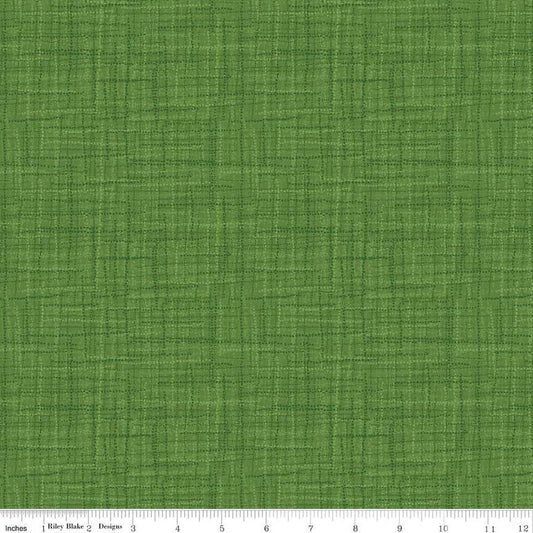 SALE Grasscloth Cottons C780 Clover - Riley Blake Designs - Woven Look Basic - Quilting Cotton Fabric