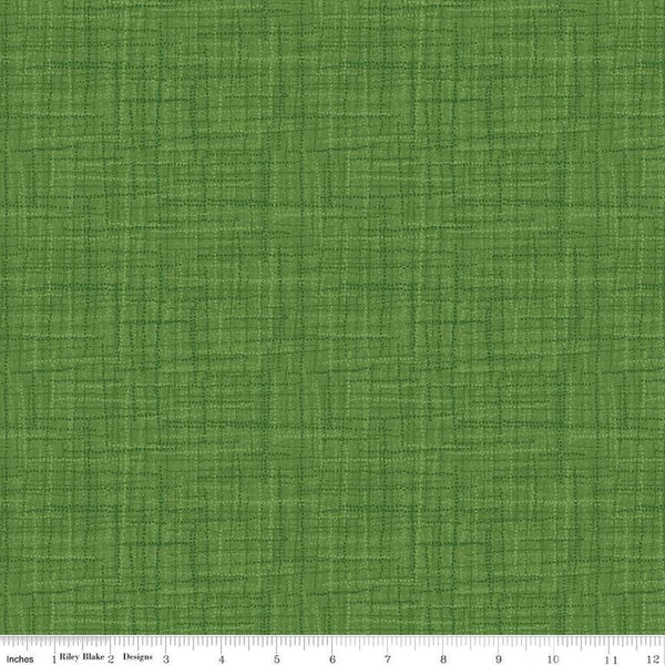 SALE Grasscloth Cottons C780 Clover - Riley Blake Designs - Woven Look Basic - Quilting Cotton Fabric