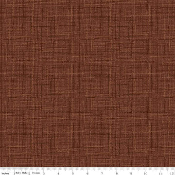 SALE Grasscloth Cottons C780 Brown - Riley Blake Designs - Woven Look Basic - Quilting Cotton Fabric