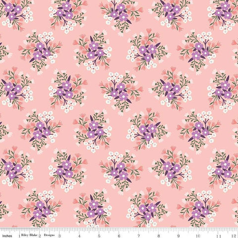 Let It Bloom Bouquets C14281 Frosting by Riley Blake Designs - Floral Flowers - Quilting Cotton Fabric