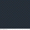 SALE Huckleberry Saltbox Doorknobs C14354 Oxford - Riley Blake Designs - Geometric Concentric Circles - Quilting Cotton Fabric