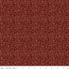 12" End of Bolt - SALE Huckleberry Saltbox Keys C14357 Mahogany - Riley Blake Designs - Quilting Cotton Fabric