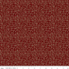 Fat Quarter End of Bolt - SALE Huckleberry Saltbox Keys C14357 Mahogany - Riley Blake Designs - Quilting Cotton Fabric