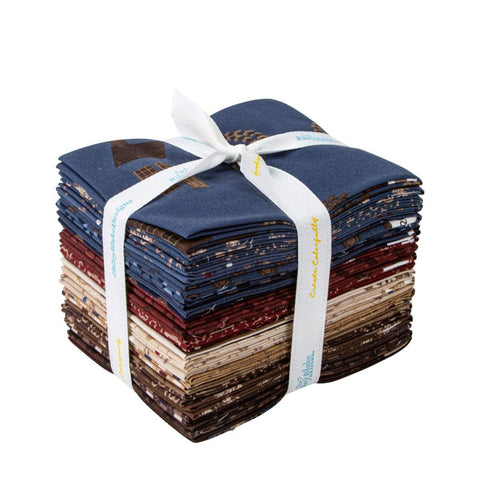 SALE Huckleberry Saltbox Fat Quarter Bundle 24 pieces - Riley Blake Designs - Pre cut Precut - Quilting Cotton Fabric