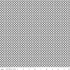 29" End of Bolt - SALE Flora No. 6 Geometric C14464 Black - Riley Blake Designs - Diagonal Grid Criss-Cross Dots - Quilting Cotton Fabric