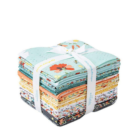 Sunshine and Sweet Tea Fat Quarter Bundle 21 pieces - Riley Blake Designs - Pre cut Precut - Quilting Cotton Fabric