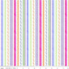 DEAL Splendid Stripe CD14316 White - Riley Blake Designs - DIGITALLY PRINTED Stripes Striped - Quilting Cotton