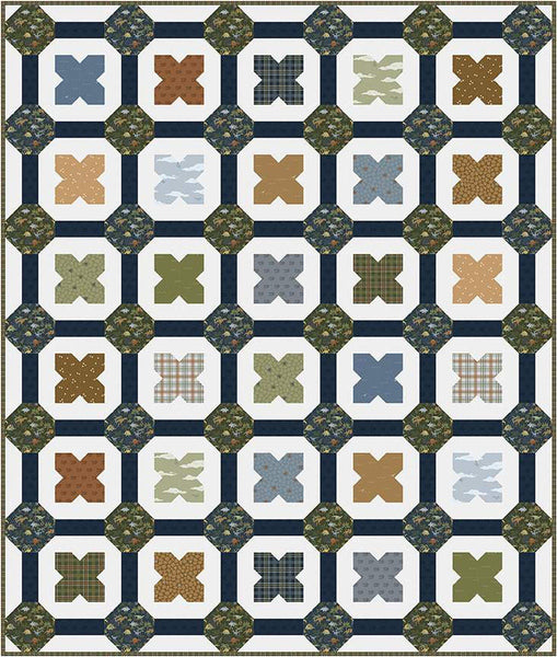 SALE Crossed Paths Quilt PATTERN P156 by Amanda Niederhauser - Riley Blake Designs - Instructions Only - Pieced