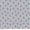 SALE American Beauty Paisley C14442 Storm - Riley Blake Designs - Patriotic - Quilting Cotton Fabric