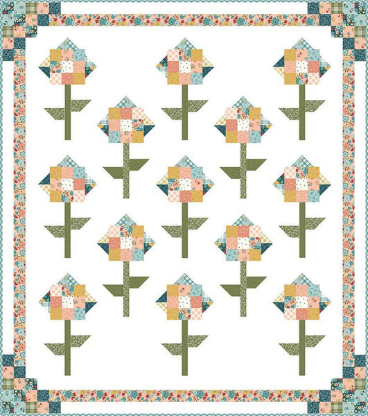 Another Morning Meadow Quilt PATTERN P138 by Beverly McCullough - Riley Blake Designs - Instructions Only - Pieced 10" Stacker Friendly