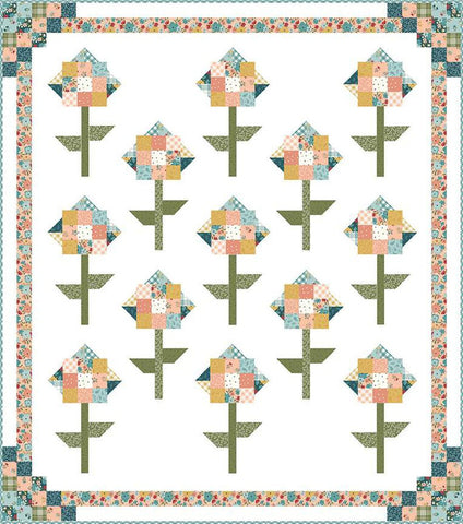 Another Morning Meadow Quilt PATTERN P138 by Beverly McCullough - Riley Blake Designs - Instructions Only - Pieced 10" Stacker Friendly
