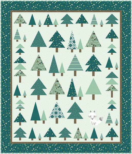 Back Country Quilt PATTERN P177 by Jennifer Long - Riley Blake Designs - Instructions Only - Pieced with Fox Applique