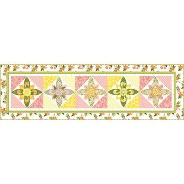 SALE Pink Lemonade Table Runner PATTERN P112 - Jill Finley - Riley Blake Designs - Instructions Only - Piecing