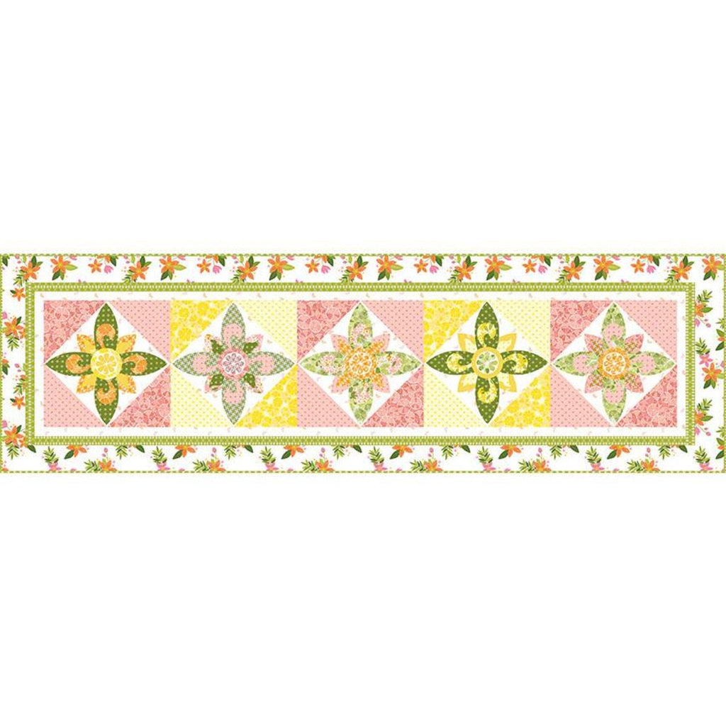 Pink Lemonade Table Runner PATTERN P112 by Jill Finley - Riley Blake Designs - Instructions Only - Piecing