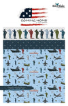 SALE Coming Home Layer Cake 10" Stacker Bundle - Riley Blake Designs - 42-Piece Precut  - Patriotic - Quilting Cotton Fabric