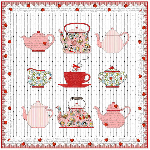 Sweet-Tea Quilt PATTERN P120 by J. Wecker Frisch - Riley Blake Designs - INSTRUCTIONS Only - Applique