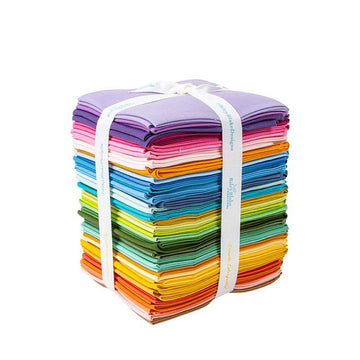 SALE Confetti Cottons I Can Fly Fat Quarter Bundle 36 pieces - Riley Blake Designs -  Precut - Solids Solid  - Quilting Cotton Fabric