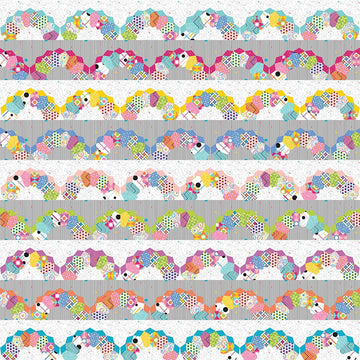 SALE Aliya Quilt PATTERN N093 - Sue Daley - Riley Blake Designs - INSTRUCTIONS Only - English Paper Piecing Applique - Includes Templates