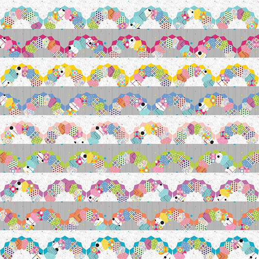 SALE Aliya Quilt PATTERN N093 - Sue Daley - Riley Blake Designs - INSTRUCTIONS Only - English Paper Piecing Applique - Includes Templates