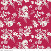 SALE Heirloom Red Main C14340 Berry - Riley Blake Designs - Floral Flowers - Quilting Cotton Fabric
