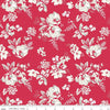 SALE Heirloom Red Main C14340 Red - Riley Blake Designs - Floral Flowers - Quilting Cotton Fabric