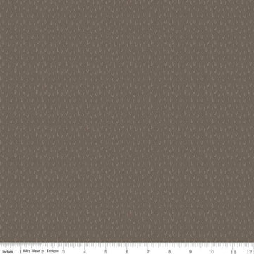 To Grandmother's House Big Bad Wolf C14378 Pewter - Riley Blake Designs - Little Red Riding Hood Fur - Quilting Cotton Fabric
