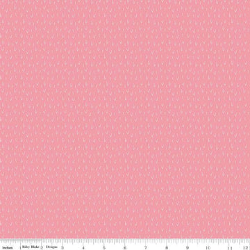 To Grandmother's House Big Bad Wolf C14378 Pink - Riley Blake Designs - Little Red Riding Hood Fur - Quilting Cotton Fabric