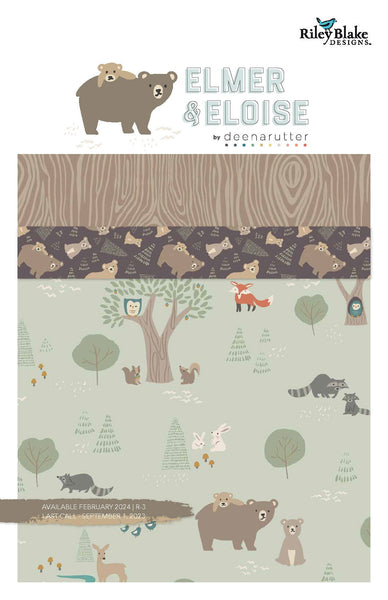 SALE Elmer and Eloise Layer Cake 10" Stacker Bundle - Riley Blake Designs - 42 piece Precut Pre cut - Quilting Cotton Fabric