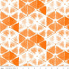 SALE Splendid Shibori C14312 Orange - Riley Blake Designs - Geometric Triangles - Quilting Cotton Fabric