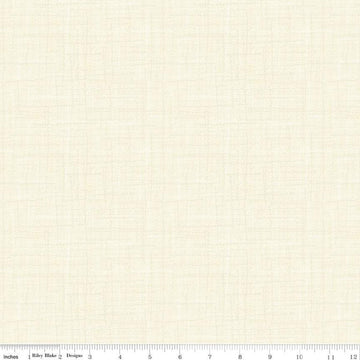 SALE Grasscloth Cottons C780 Vanilla - Riley Blake Designs - Woven Look Basic - Quilting Cotton Fabric