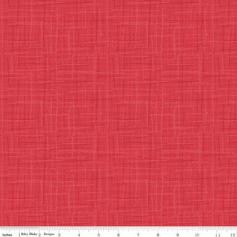SALE Grasscloth Cottons C780 Rouge - Riley Blake Designs - Woven Look Basic - Quilting Cotton Fabric