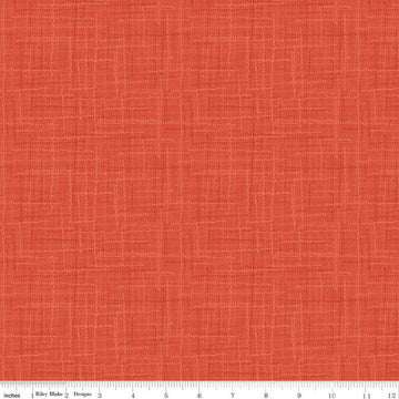 DEAL Grasscloth Cottons C780 Orange - Riley Blake Designs - Woven Look Basic - Quilting Cotton Fabric