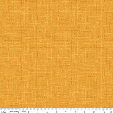 SALE Grasscloth Cottons C780 Goldenrod - Riley Blake Designs - Woven Look Basic - Quilting Cotton Fabric