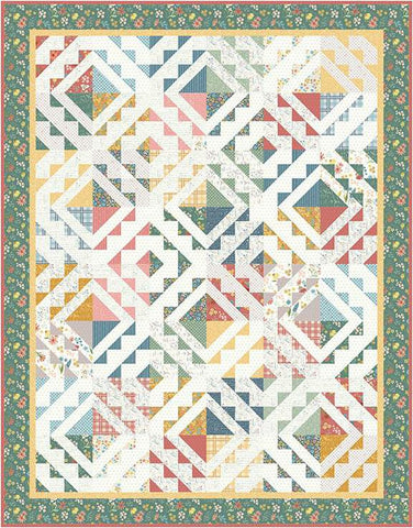 SALE Cascade Falls Quilt PATTERN P123 by Amy Smart - Riley Blake Designs - INSTRUCTIONS Only - Fat Quarter Friendly