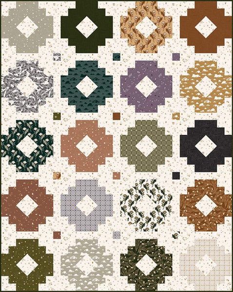 Solstice Lights Quilt PATTERN P173 by Fran Gulick - Riley Blake Designs - INSTRUCTIONS Only - Beginner Fat Quarter Friendly