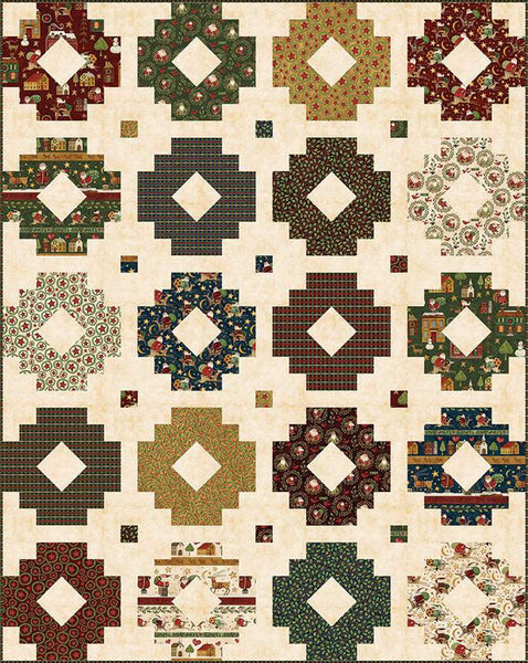 Solstice Lights Quilt PATTERN P173 by Fran Gulick - Riley Blake Designs - INSTRUCTIONS Only - Beginner Fat Quarter Friendly