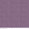 Fat Quarter End of Bolt - Let It Bloom Seeds C14285 Purple - Riley Blake Designs - Cream Seeds on Purple - Quilting Cotton Fabric