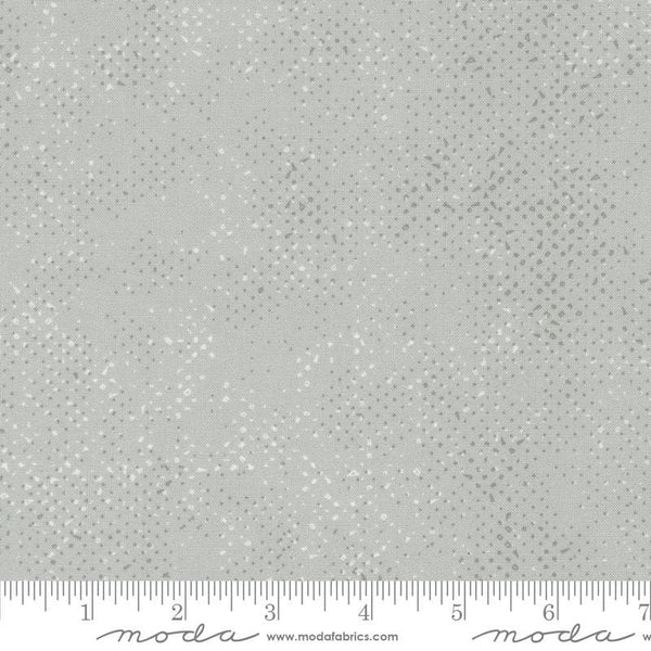 SALE Spotted 1660 Zen Grey - Moda Fabrics - Semi-Solid Gray - Quilting Cotton Fabric