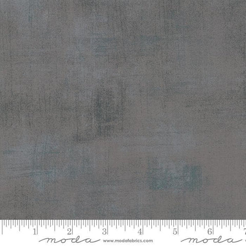 Grunge Basics 30150 Medium Grey - Moda Fabrics - Shaded Textured Semi-Solid Gray - Quilting Cotton Fabric