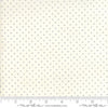 SALE Essential Dots 8654 White Silver - Moda Fabrics - Polka Dot Dotted - Quilting Cotton Fabric