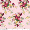 SALE Tulip Cottage Main C14260 Pink - Riley Blake Designs - Floral Flowers - Quilting Cotton Fabric