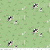 SALE Tulip Cottage Cows & Bunnies C14262 Grass - Riley Blake Designs - Flowers Tulip Fields - Quilting Cotton Fabric