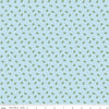 SALE Tulip Cottage Flower Toss C14266 Sky - Riley Blake Designs - Floral Flowers - Quilting Cotton Fabric