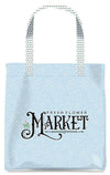 SALE Tulip Cottage Tote & Zip Pouch Panel SHD14268 SPARKLE - Riley Blake Designs - Gold SPARKLE - Flowers Text - Quilting Cotton Fabric