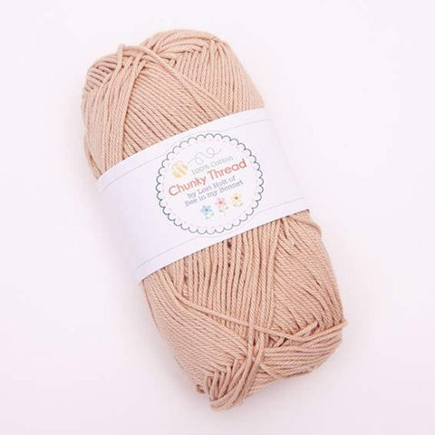 Lori Holt Chunky Thread STCT-2665 Wheat - Riley Blake - 100% Cotton Sport Weight Yarn - 50 Grams - Approx 140 Yards or 128 Meters