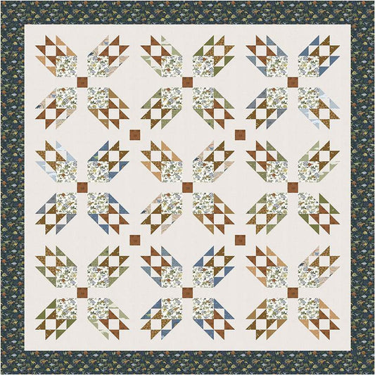 SUPER SALE! Fern Valley Quilt PATTERN P156 - Amanda Niederhauser - Riley Blake Designs - Instructions Only - Pieced