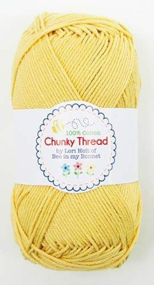 DEAL Lori Holt Chunky Thread STCT-8520 Beehive - Riley Blake - 100% Cotton Sport Weight Yarn - 50 Grams - Approx 140 Yards or 128 Meters