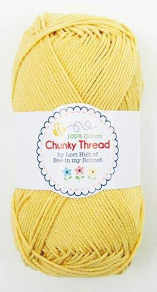 SALE Lori Holt Chunky Thread STCT-8520 Beehive - Riley Blake - 100% Cotton Sport Weight Yarn - 50 Grams - Approx 140 Yards or 128 Meters