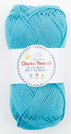 DEAL Lori Holt Chunky Thread STCT-8522 Aqua - Riley Blake - 100% Cotton Sport Weight Yarn - 50 Grams - 140 Yards or 128 Meters
